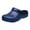 Blue, variant on Classic Fuzzy Lined Garden Clogs for Women Men Waterproof Winter Plush Memory Foam Slippers Indoor and Outdoor