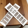 thumbnail image 2 of ZHZFKQ 2026 New 2 Pcs 8*30Cm Door Vent Two Sided Ventilation Cover Door Air Vent Aluminum Exterior Vent Two Sided Door Louver Vent Door Grille Vent Overflow Ventilation Grill Wall Vent for Side Wall, 2 of 6