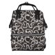 thumbnail image 1 of Fotbe Hand Drawn Snake Mochila Maternidad - Lona de Sarga Impermeable, Mochila de Pañales de Gran Capacidad con Múltiples Bolsillos y Correas Ajustables, 1 of 6