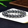 thumbnail image 2 of K-KED HEMATITE Bracelet Stretch Fit Handmade Crystal Gemstone Beads 8mm, 2 of 3