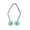Green, variant on Dimple Trainer Dimple Makers Dimple Maker For Cheeks Facial Dimple Make-Pink