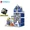 1456pcs(with light), variant on 2025 Cityscape Mini Building Bricks MOC Kit European Street View 3in1 Model Construction  Toy Kids Christmas Birthday Gifts