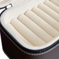 thumbnail image 3 of Caja de brazalete Sunnimix 7 ranuras beige para almacenamiento y exhibición de joyería, 3 of 3