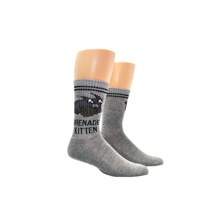 

Exploding Kittens Grenade Kitten Crew Socks