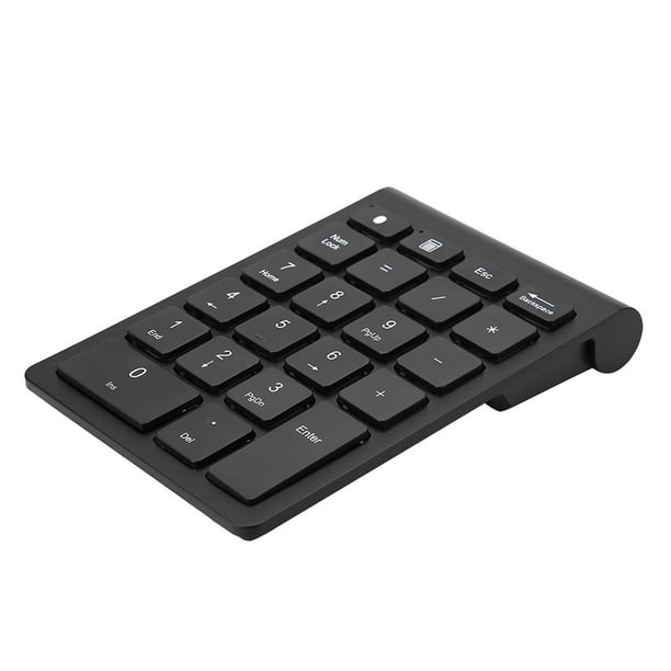 Numpad, 22 Keys Ligero Numérico Teclado Durable Negro Inalámbrico para La Computeradora para la Computeradora Portátil