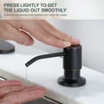 thumbnail image 5 of Single-Handle Pull Down Sprayer Kitchen Faucet with Pull Out Spray Wand and Soap Dispenser in Oil Rubbed Bronze, 5 of 7
