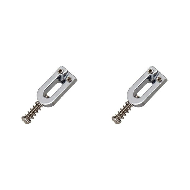 Bewildely 6 unids/lote de trémolo de puente de guitarra en forma de U con tornillo de Metal prácticos sillines Trem parte para guitarras eléctricas Astilla 2piezas Bewildely CBP464208