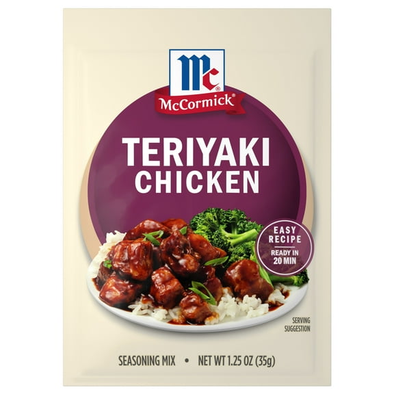 McCormick Teriyaki Chicken Seasoning Mix, 1.25 oz Packet