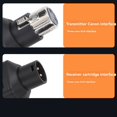 thumbnail image 2 of Micrófono de Condensador Dinámico Universal de 2,4 GHz con Cable A Inalámbrico, Conversor XLR, Transmisor y Receptor. Piezas de Micrófono., 2 of 5