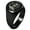 Black, variant on Sterling Silver Love Heart Calligraphy Swirl Engraved Round Flat Top Polished Ring