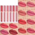 thumbnail image 2 of Rouges à Lèvres pour Femmes Mat Rouge à Lèvres Liquide Repulpeur Maquillage Pigmenté Longue Tenue Brillant à Lèvres Velours Imperméable Maquillage des Lèvres pour Filles et Femmes, 2 of 9