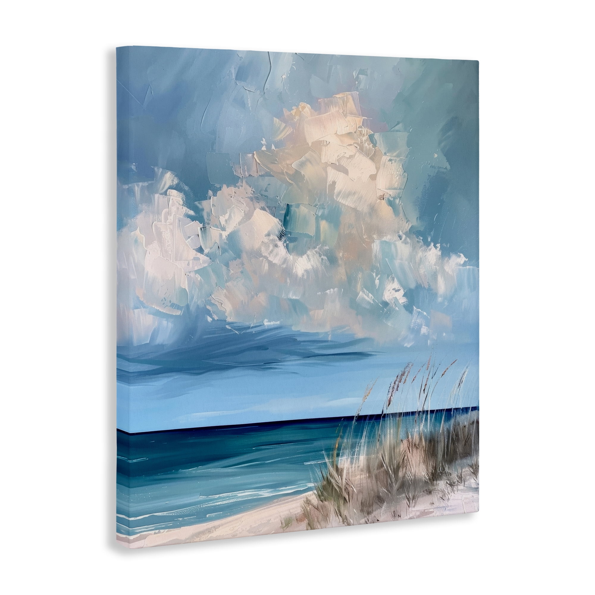 Stupell Industries A Storm Is Coming on Beach Canvas Wall Art, design by Petal Prints Design