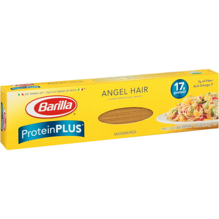 Barilla Protein Plus Angel Hair Multigrain Pasta, 14.5 oz - Walmart.com
