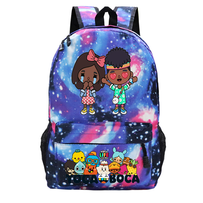 TOCA BOCA Toca life world surrounding printed backpack primary and