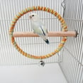thumbnail image 2 of Percha de Pájaro de Natural para Mascotas, Soporte de Columpio para Loros, Jaula de Pollo para Periquitos Y Guacamayos, Juguete de Hamaca naranja Colco Perca de pájaro, 2 of 6