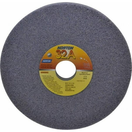 

Norton 8 Diam x 1-1/4 Hole x 1 Thick I Hardness 46 Grit Surface Grinding Wheel
