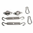 thumbnail image 2 of Mistaha Stainless Steel Sun Shade Sail Installation Kit with Turnbuckles, Hooks, and Pad Eyes - Durable and Easy-to-Use Option for Outdoor Shade Solutions, 2 of 6