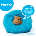 thumbnail image 4 of Paw Inspired Furr-O Guinea Pig Bed Burrowing Bed with Zip-On Spandex & Fleece Interchangeable Bottoms for Guinea Pigs and Other Small Animals | Hideout Hideaway (Blue), 4 of 7