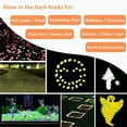 thumbnail image 6 of Visland 100PCS Glowing Rocks Glow in The Dark Pebbles, Glowing Rocks for Aquarium Decoration, Outdoor Decor, Garden Lawn Yard, Walkway, Fish Tank, Pathway, Driveway, 6 of 8