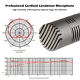 thumbnail image 3 of Abody CM-60 Professional Condenser Microphone XLR Cardioid Mic 48V Phantom Power Supply for Studio Recording Broadcasting Stage Performance Instrument Playing Recording, 3 of 7