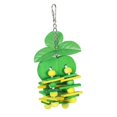 thumbnail image 2 of DOLITY Wood Hanging Bird Chewing Toy, Large Medium Parrot Cage Swing and Standing Toy, 2 of 9