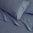 thumbnail image 2 of Great Bay Home 100% European Flax Linen Bed Sheet Set, Lightweight, Breathable, 4 Piece Sheet Set (Slate, Full), 2 of 6
