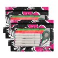 thumbnail image 2 of ALAZA 2 Pack Pencil Pouch Tropical Flowers-t9 Pencil Case for 3 Ring Binder Clear Window Pencil Bag Organizers, 2 of 6