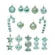 thumbnail image 4 of 16x Bolas de Navidad Adornos navideños decorativos Adornos de invierno Mini decoraciones Adornos de bolas de de Navidad Colgantes pequeños de Verde claro, 4 of 8
