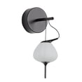 thumbnail image 3 of Pemberly Row 5" ETL Integrated LED Wall Sconce with Glass Shade - Black, 3 of 9