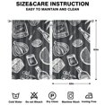 thumbnail image 2 of Kitchen Food Colorful Cooking Chef Curtains-blackout Curtains Bedroom Decor Living Room Darkening Grommet Window Drapes 2 Panels Set 41"x63", 2 of 2