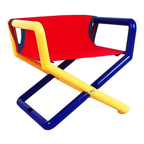 Hoohobbers Junior Director Chair, Primary Canvas 10x10x12 Inch (Pack of