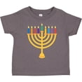 thumbnail image 3 of Inktastic Hanukkah Menorah Candles Boys or Girls Toddler T-Shirt, 3 of 5