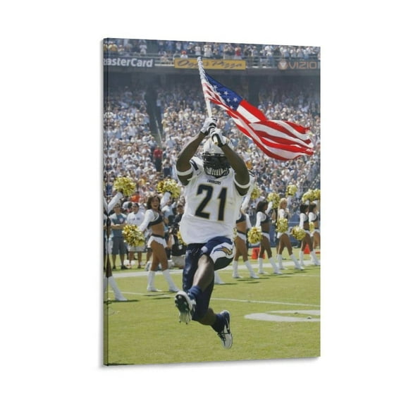 LaDainian Tomlinson Canvas Poster Print Photo Art Painting Canvas Poster Home Decorative Bedroom Modern Decor Posters Gifts 16x24inch(40x60cm)