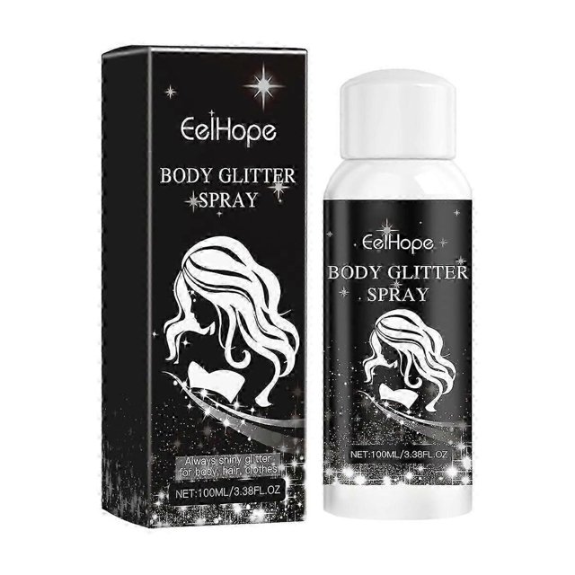 Glitter Hair Spray, Glitter Spray, Glitter Spray Hair and Body, Glitter Spray, Suitable for Cosplay, Masquerade, Music Festival Parties