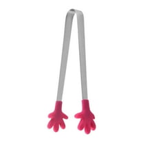 JoyMoreHome Silicone Mini Tongs, 5.1Inch Hand Shape Food Tongs, Small Tongs for Serving Food, Ice Cube, fruits, Sugar, Barbecue