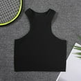 thumbnail image 4 of HOWPAY Full Coverage Bras for Women Push up No Underwire Wireless Supportive Stretch Sports Pullover Tank Tops Comfortable Soft T-Shirt Bra Black L, 4 of 7