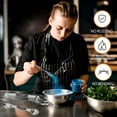 thumbnail image 5 of Magnetic Measuring Spoons Set, Dual Sided, Stainless Steel, Fits in Spice Jars (8Pcs-Black), 5 of 7