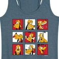 thumbnail image 3 of Mickey & Friends - Pluto Grid - Women's Racerback Tank Top, 3 of 5