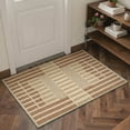 thumbnail image 6 of GENIMO 5'x7' Area Rug for Living Room, Machine Washable Non Slip Low Pile Rug for Bedroom Dining Room, Warm Minimalist, Warm Beige, 6 of 7
