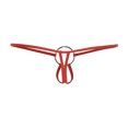 thumbnail image 1 of TSADFHJI Ensemble de Lingerie Sans Entrejambe pour Femmes Goût sous-Vêtements Sangle Chaîne Perlée Aguichant String Taille Unique Rouge, 1 of 6