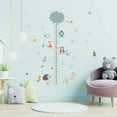 thumbnail image 4 of Kis Height PVC Wall Stickers Height Measure Wall Ruler Decal for Wall Decoration Tree Shape Minimum Scale: 50.8cm Maximum Scale: 1.63m 39x90cm 2cps/set, 4 of 8