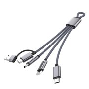 ZheElen Premium 5-In-1 Cable, Cable, Portable Easy Fast Charging, Compatible With Phone Chargers, Supports For Devices Phone+TypeC Fast Charging 18W