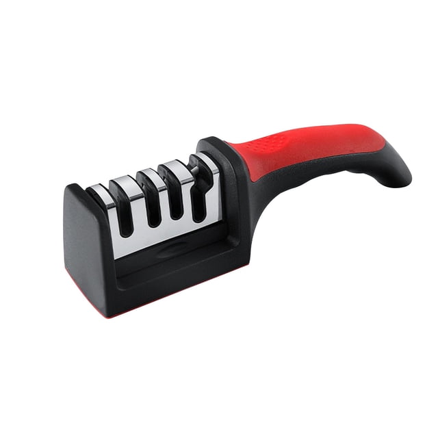 Birdeem Revolutionize Your Kitchen with the New Multi-Functional Handheld Knife Sharpener - for Sharpening and Honing Four Different Types of Blades