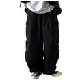 thumbnail image 5 of uikmnh Mens Sweatpants Mens Fashion Pocket Cargo Pants Sports Casual Daily Outdoor Pants Casual Pants Size:M, 5 of 7