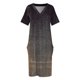 thumbnail image 4 of SCRATCHES / Vestido de siete bolsillos sueltos, elegante y chic, vestido de mujer, ropa femenina, mono de verano para mujer, vestido de noche para mujer, 4 of 7