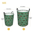thumbnail image 2 of Lsque Christmas Dachshund pattern Laundry Hamper Basket, Tall Woven Rope Hamper Basket for Clothes, Lightweight Storage Basket, Collapsible Waterproof-Medium, 2 of 8