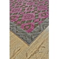 thumbnail image 2 of Feizy Saphir Rubus Modern Diamond, Purple/Gray/Taupe, 2'6" x 8' Runner Sheen Mid-Century Modern Geometric Design Carpet for Living Dining Bed Room, 2 of 5