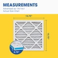 thumbnail image 2 of Filtro de aire Aerostar MERV 8 14x14x1 - 6 unidades para HVAC, 2 of 5