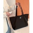 thumbnail image 2 of Nylon Tote Bag for Women Waterproof Shoulder Handbag with Zipper, 2 of 6