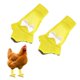 thumbnail image 1 of Uxcell 1-Par de Zapatos para Pollos, Botas Antideslizantes de Malla para Pies de Gallinas/Gallo Uso Interior Exterior [Amarillo, Tamaño M], 1 of 6